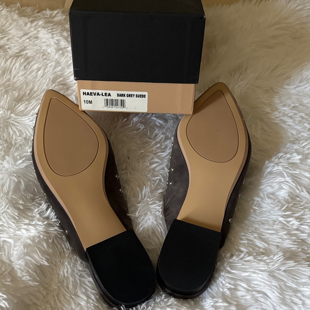 Halogen Black Studded Mules - Picture 2 of 3